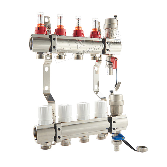 Environ 1-inch Quick Vent Valve & Drain Tap Set For Heating Manifold - Underfloor Heating