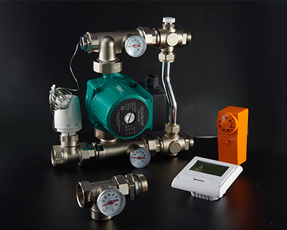 Mixing valve unit